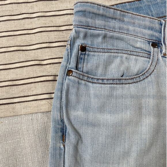 Eileen Fisher Women's Organic Cotton Light Blue Denim Stretch Jeans 4X29 - EUC - Picture 12 of 15